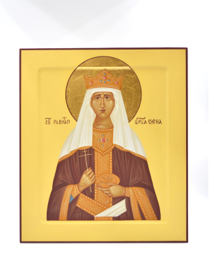 Елена Царица рукописная икона