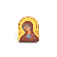 Богородица рукописная дорожная икона