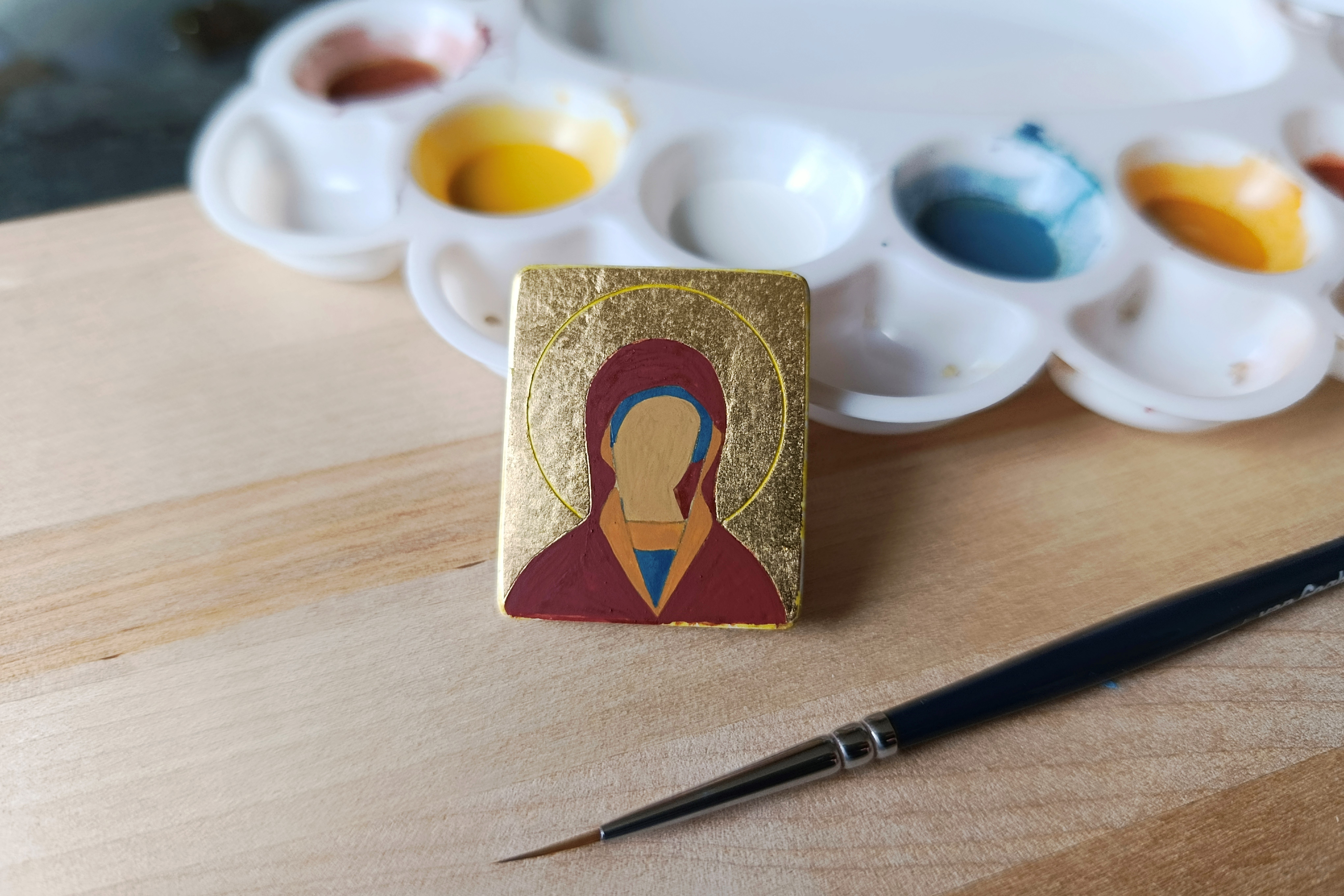 Наталия мученица икона рукописная